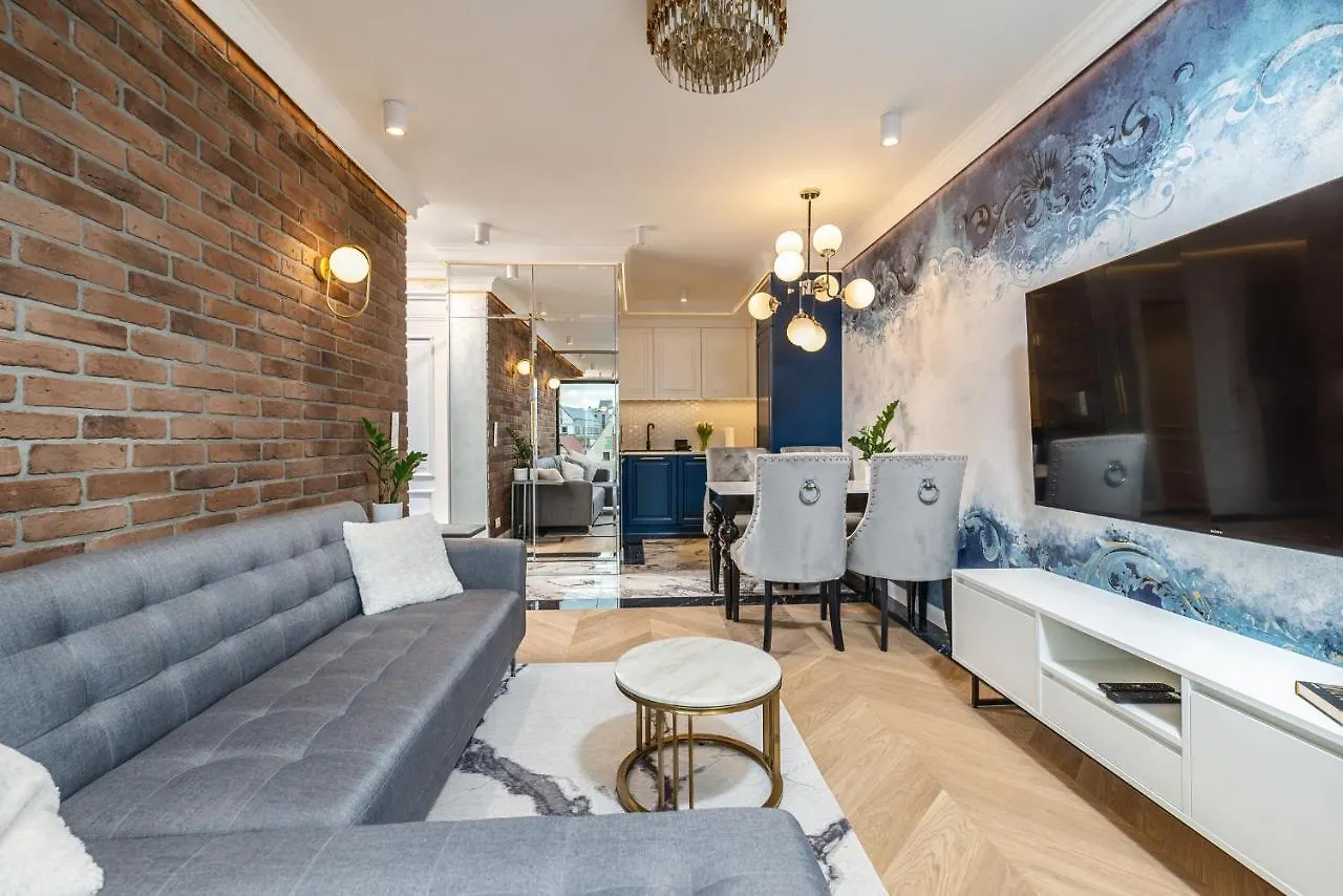 גדנסק Riverview Apartment With Sauna - Old Town - Blue